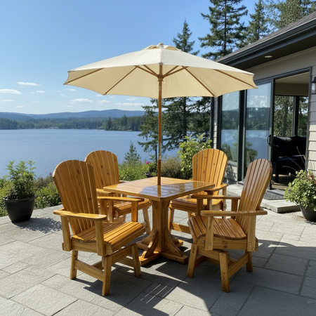 Wooden Adirondack Dining Sets