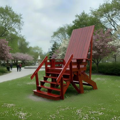 10' Flat Back Modern Giant