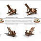 Modern Royal Reclining Adirondack Chair