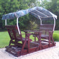 Wooden Glider Swing