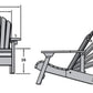 Royal Reclining Adirondack Chair