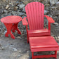 Poly-Luxe Royal Single Patio Set