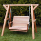 Poly-Luxe Lovers Porch Swing with Frame