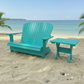 Poly-Luxe Adirondack Loveseat