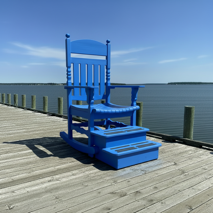 Chaise Adirondack à bascule géante Poly-Luxe