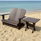 Poly-Luxe Adirondack Loveseat