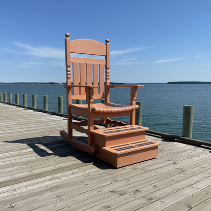 Chaise Adirondack à bascule géante Poly-Luxe