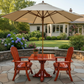 Dining Set for 2 with Pedestal Table