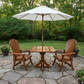 Dining Set for 2 with Pedestal Table