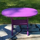 Poly-Luxe  Oval Side Table