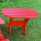 Poly-Luxe  Oval Side Table