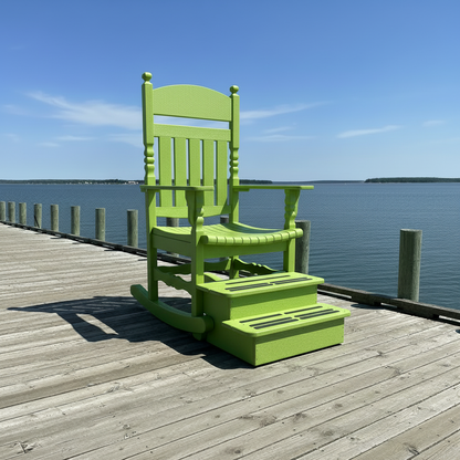 Chaise Adirondack à bascule géante Poly-Luxe