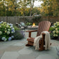 Fauteuil à bascule Adirondack Poly-Luxe