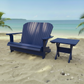 Poly-Luxe Adirondack Loveseat