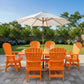 Poly-Luxe Dining Set for 6 with 6' Trestle Table