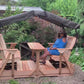 Wooden Glider Swing