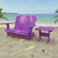 Poly-Luxe Adirondack Loveseat