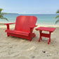 Poly-Luxe Adirondack Loveseat