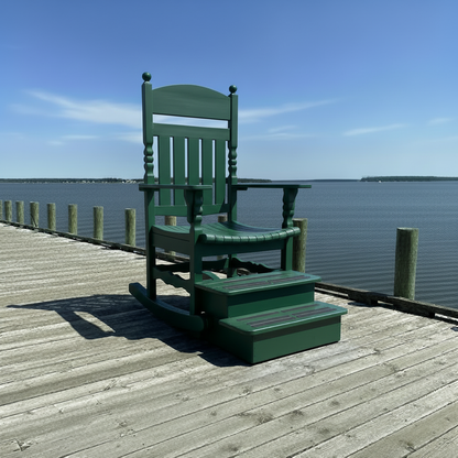 Chaise Adirondack à bascule géante Poly-Luxe