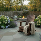 Fauteuil à bascule Adirondack Poly-Luxe