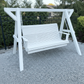 Poly-Luxe Family Porch Swing with Frame