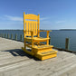 Poly-Luxe Giant Rocking Adirondack Chair