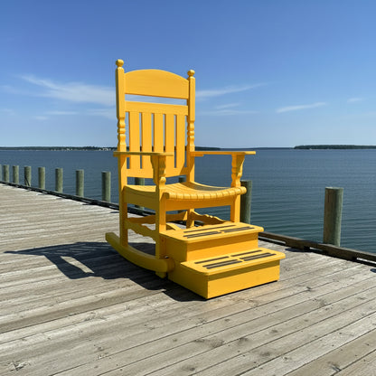 Chaise Adirondack à bascule géante Poly-Luxe